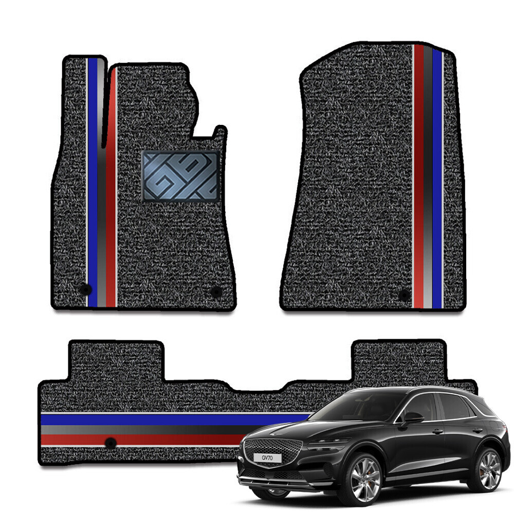 닥쏘오토 2세대 코일 라인매트 제네시스 GV70 가솔린 디젤전용 1열2열 세트