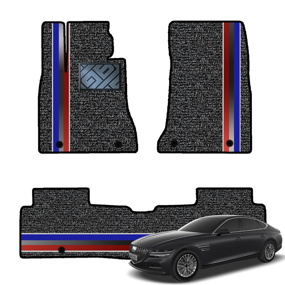 닥쏘오토 2세대 코일 라인매트 제네시스 더올뉴G80 3세대 1열2열 세트