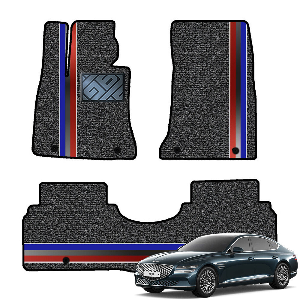 닥쏘오토 2세대 코일 라인매트 제네시스 G80 전기차 1열2열 세트