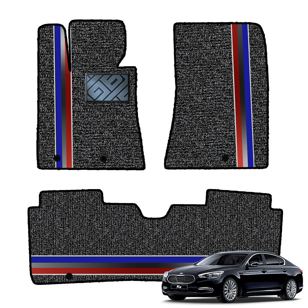 닥쏘오토 2세대 코일 라인매트 기아 K9 1열2열 세트