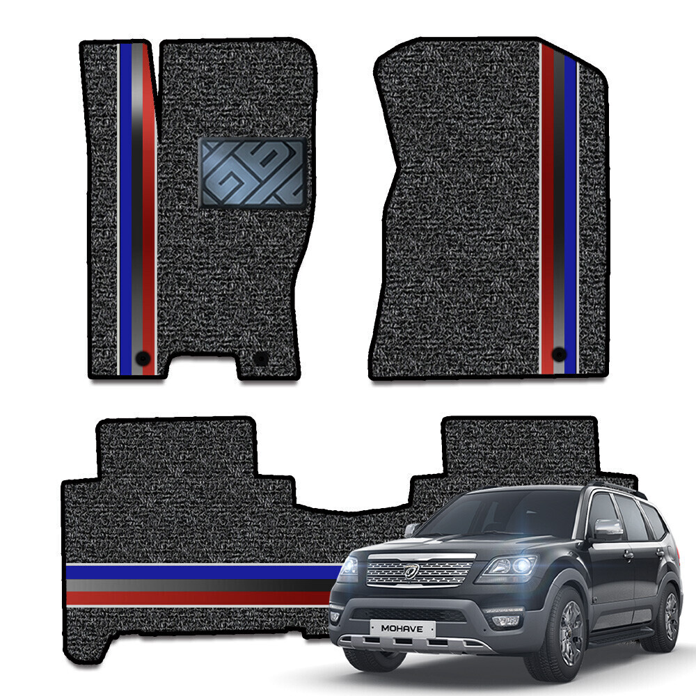 닥쏘오토 2세대 코일 라인매트 모하비더마스터 (일반페달 20년이전) 1열2열 세트