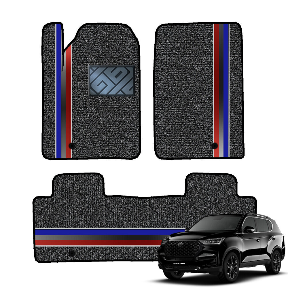 닥쏘오토 2세대 코일 라인매트 올뉴 렉스턴 (2020.10~) 1열2열 세트