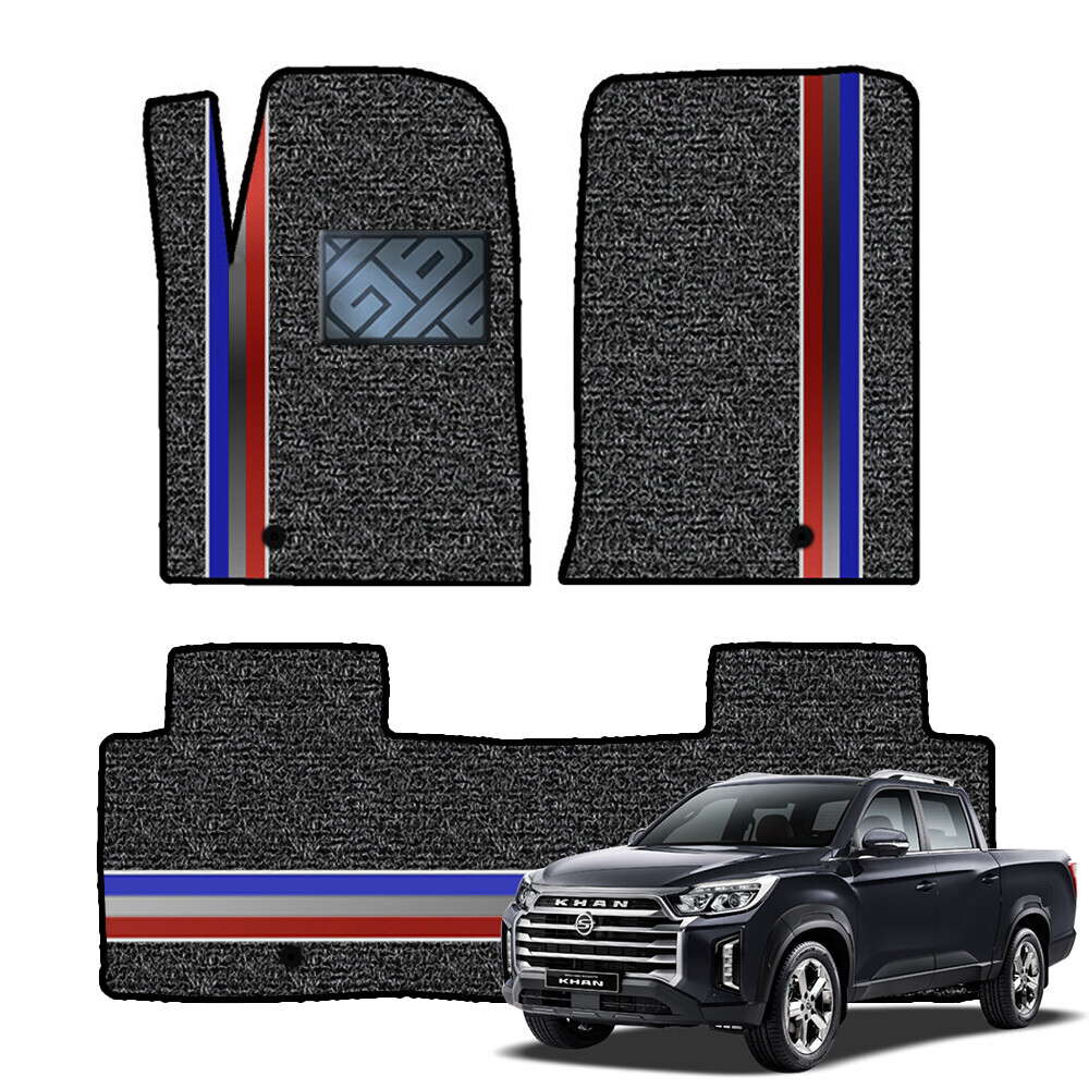 닥쏘오토 2세대 코일 라인매트 렉스턴 스포츠 칸 (2019~) 1열2열 세트