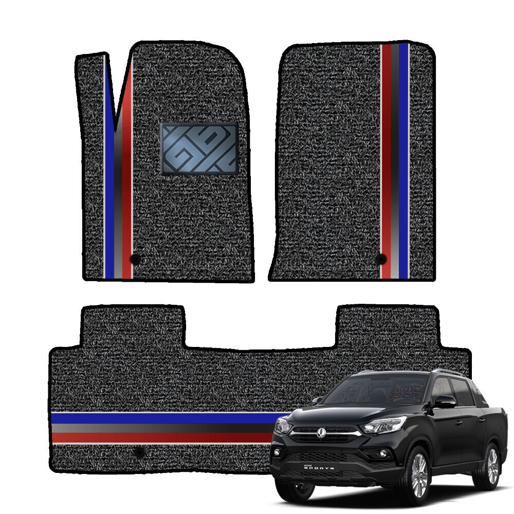 닥쏘오토 2세대 코일 라인매트 렉스턴 스포츠 (2018~) 1열2열 세트