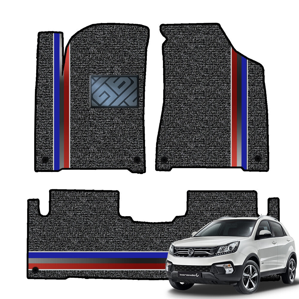 닥쏘오토 2세대 코일 라인매트 코란도C (2010~2018) 1열2열 세트