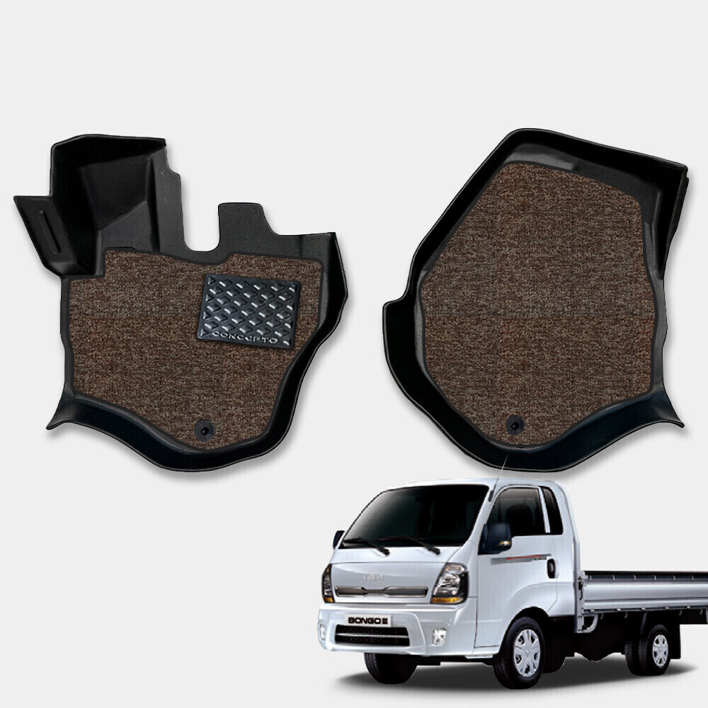 닥쏘오토 프리미엄 TPE 3D 카매트+트랩매트 SET 봉고3 전용 운전석+조수석 세트