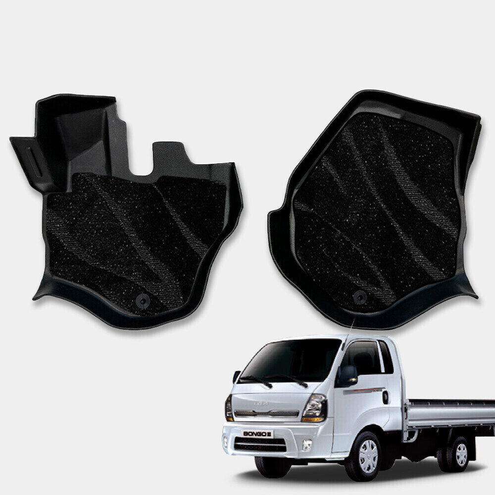 닥쏘오토 프리미엄 TPE 3D 카매트+카페트매트 SET 봉고3 전용 1열 운전석+조수석 세트