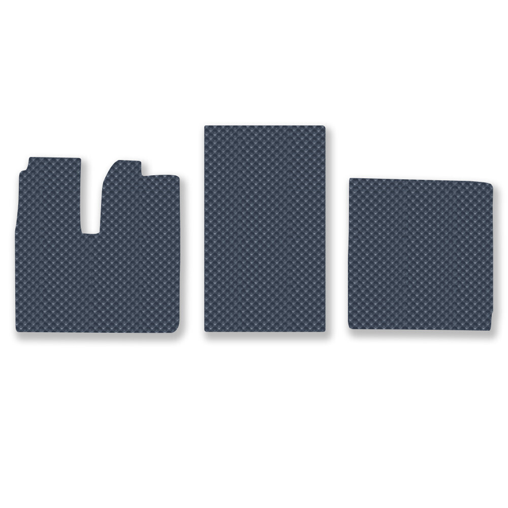 만 TGX 전용 3D 엠보싱 차세대 고무매트 1열 (3p)