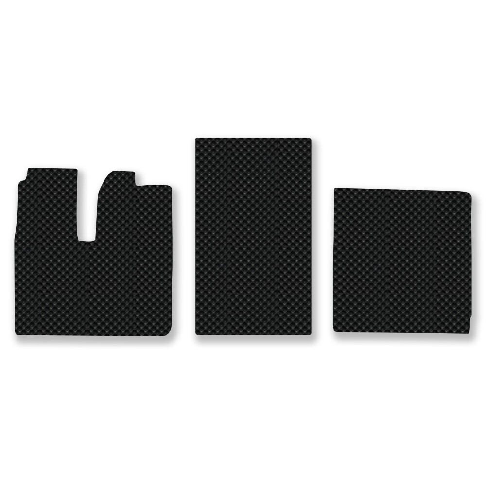 만 TGX 전용 3D 엠보싱 차세대 고무매트 1열 (3p)