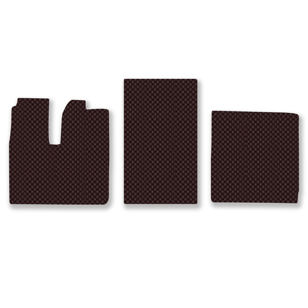 만 TGX 전용 3D 엠보싱 차세대 고무매트 1열 (3p)
