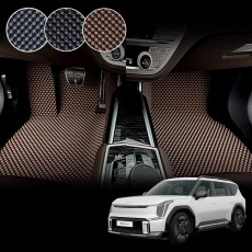 EV9 전용 3D 엠보싱 차세대 고무매트 운전석+조수석 세트