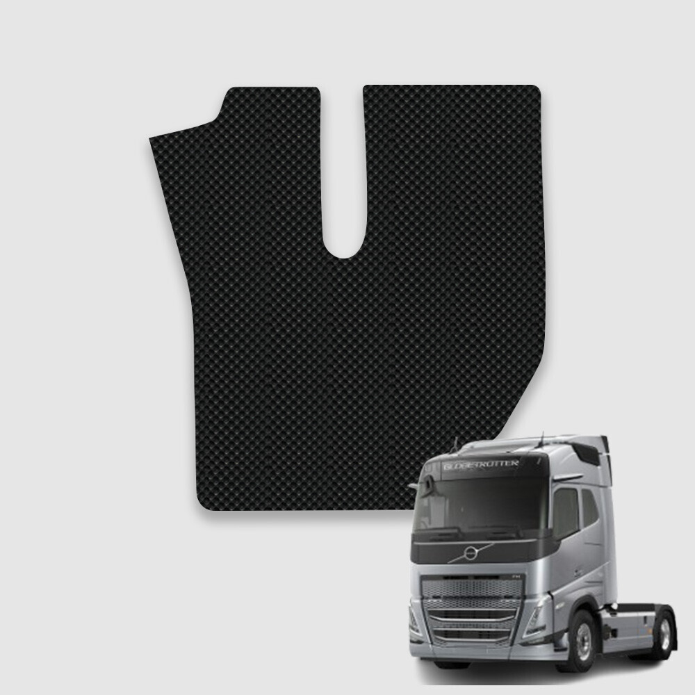 볼보 대형트럭 운전석 1P 전용 3D 엠보싱 차세대 고무매트 (FL/FH/FM/FMX)