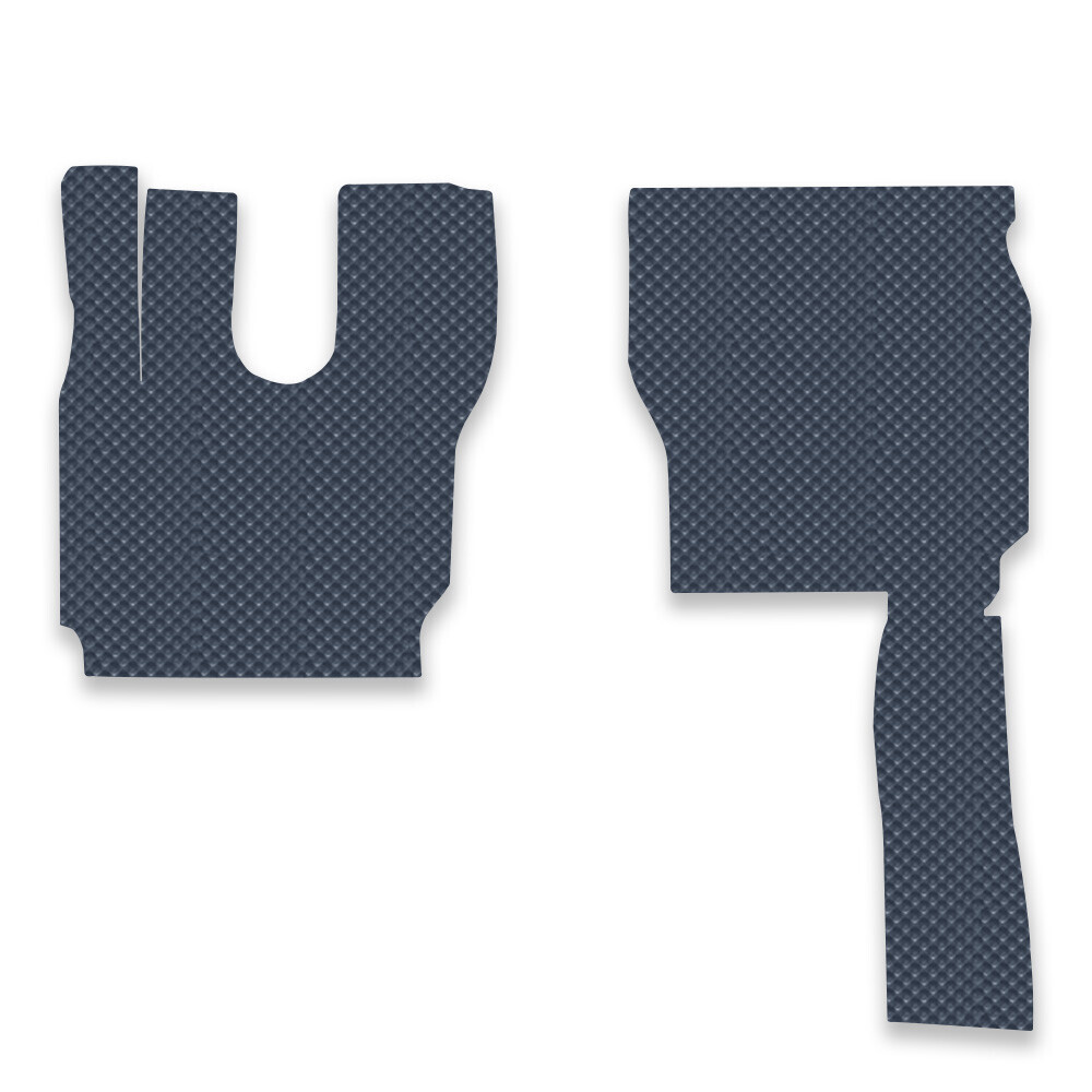 볼보 FM/FMX 전용 3D 엠보싱 차세대 고무매트 운전석+조수석 세트