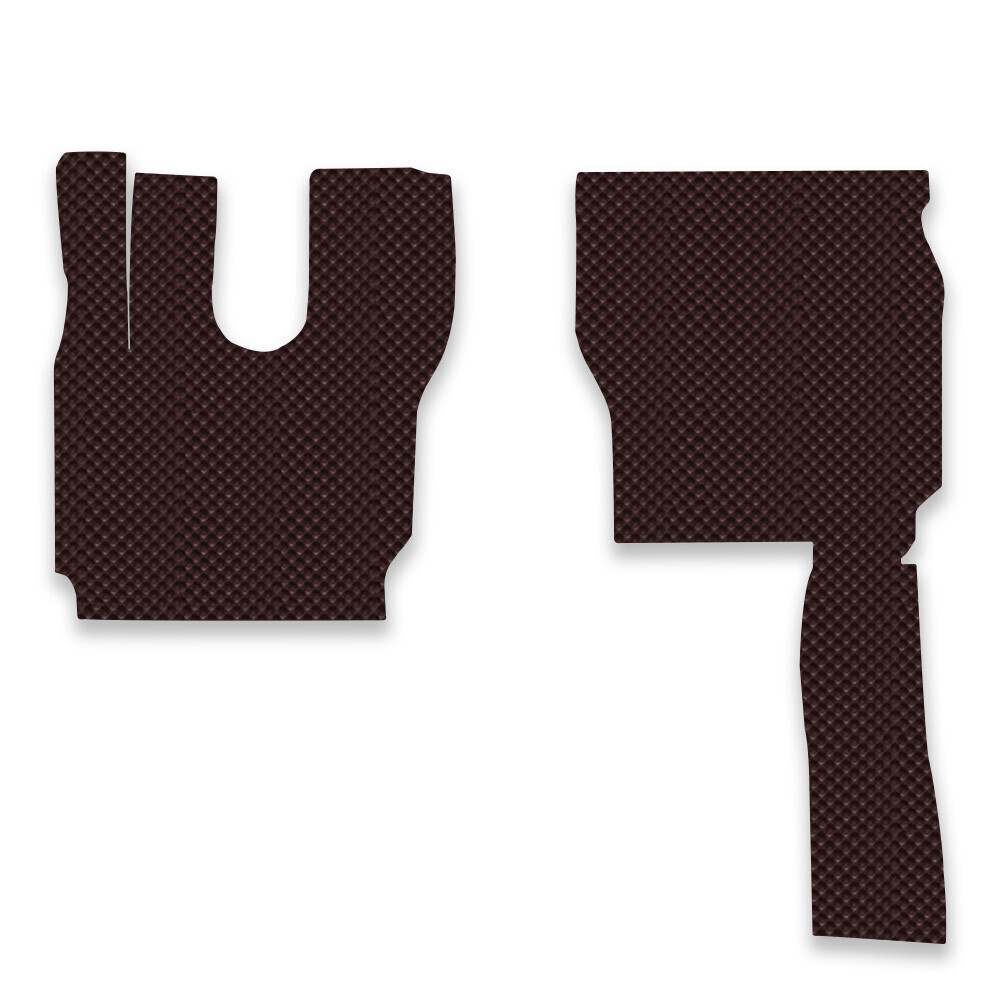 볼보 FM/FMX 전용 3D 엠보싱 차세대 고무매트 운전석+조수석 세트