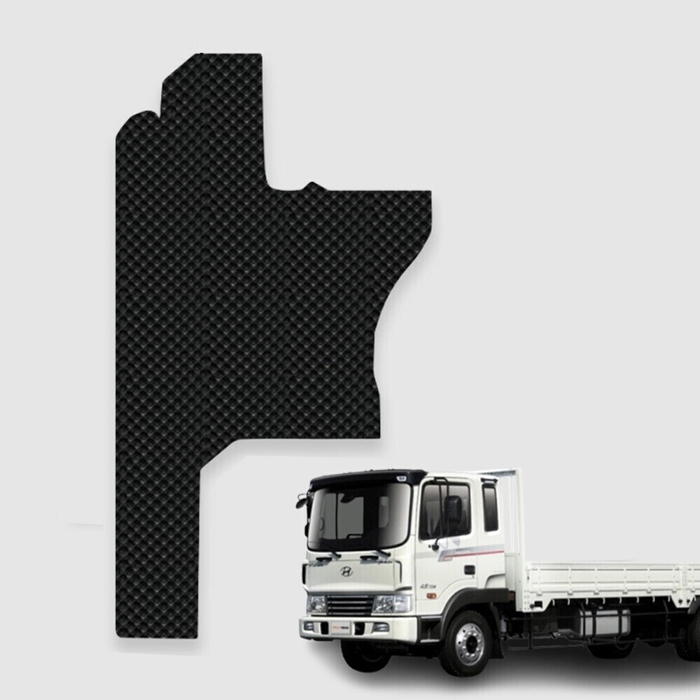 메가트럭 전용 3D 엠보싱 차세대 고무매트 운전석 1P