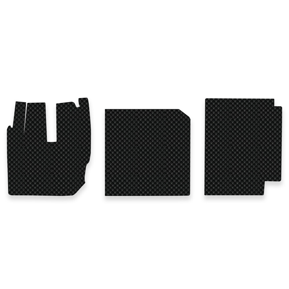 파비스 전용 3D 엠보싱 차세대 고무매트 1열 (3p)