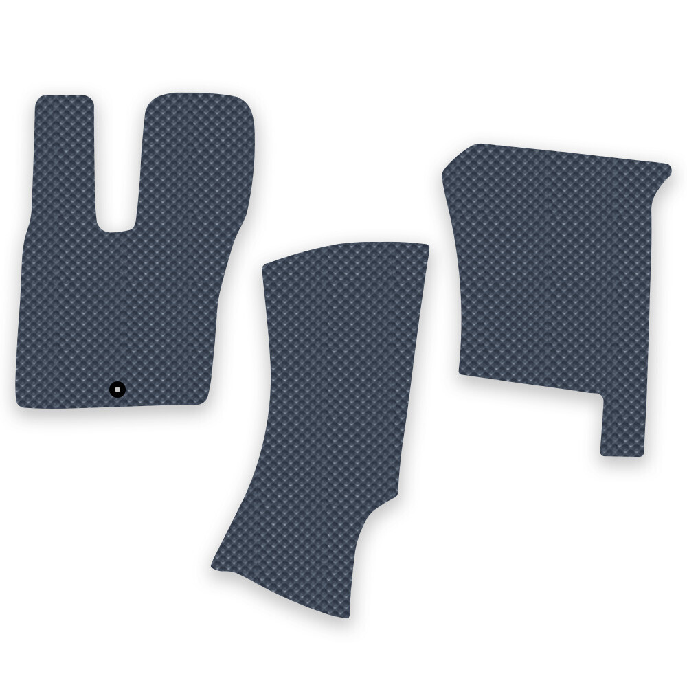 프리마 14톤 16.5톤 공용 전용 3D 엠보싱 차세대 고무매트 1열 운전석+조수석 (3p)