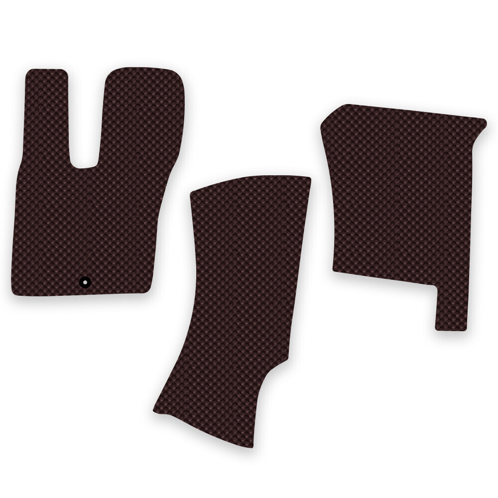 프리마 14톤 16.5톤 공용 전용 3D 엠보싱 차세대 고무매트 1열 운전석+조수석 (3p)