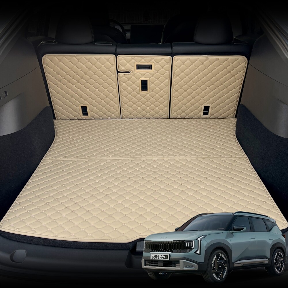 컨셉토 가죽 퀼팅 디 올뉴 셀토스 전용 등커버 트렁크매트 세트 (2026년 이후)