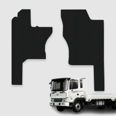 메가트럭 전용 3D 엠보싱 차세대 고무매트 운전석+조수석 세트